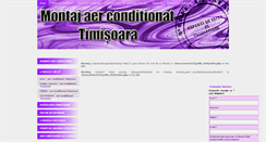 Desktop Screenshot of montaj-aerconditionat-timisoara.ro