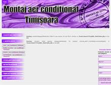 Tablet Screenshot of montaj-aerconditionat-timisoara.ro